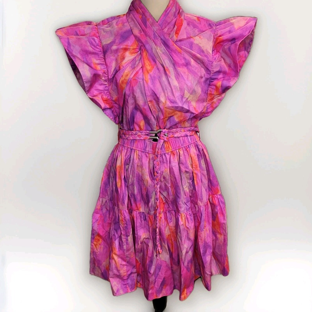 NWT Derek Lam 10 Crosby Fuchsia Finn Dress Valentine's Day Date Night MSRP $496